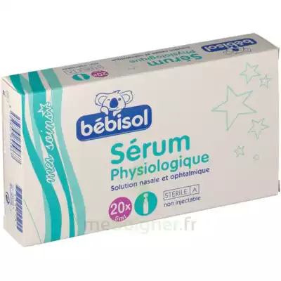 BEBISOL MES SOINS Solution nasale sérum physiologique 20 Doses/5ml