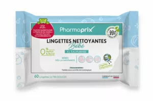 PharmaVie - Lingettes Nettoyantes Bébé x60