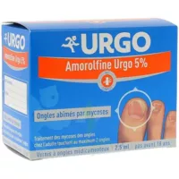 AMOROLFINE URGO 5 % V ongles médicamenteux Fl/2,5ml+30spatules