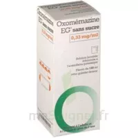 OXOMEMAZINE EG 0,33 mg/ml SANS SUCRE, solution buvable édulcorée à l'acésulfame potassique