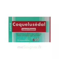 COQUELUSEDAL Suppositoires nourrisson Plq/10