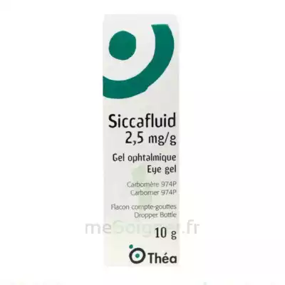 SICCAFLUID 2,5 mg/g, gel ophtalmique