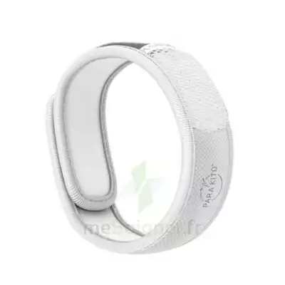 bracelet anti-moustiques blanc PARA'KITO