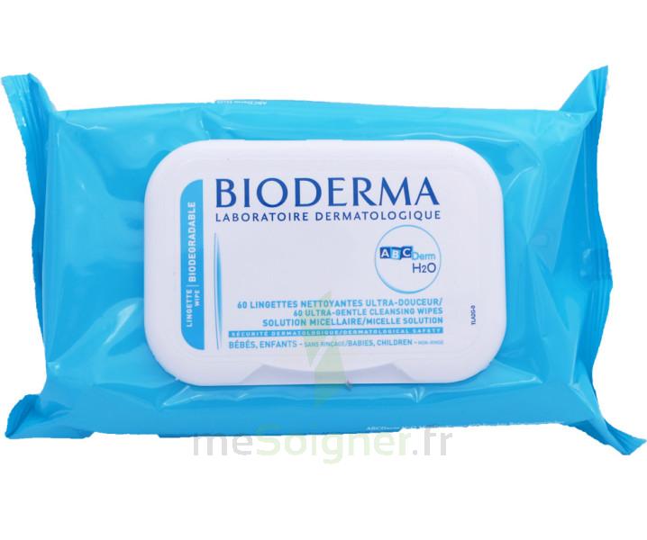 PharmaVie - ABCDERM H2O Lingette micellaire biodégradable Sachet/60